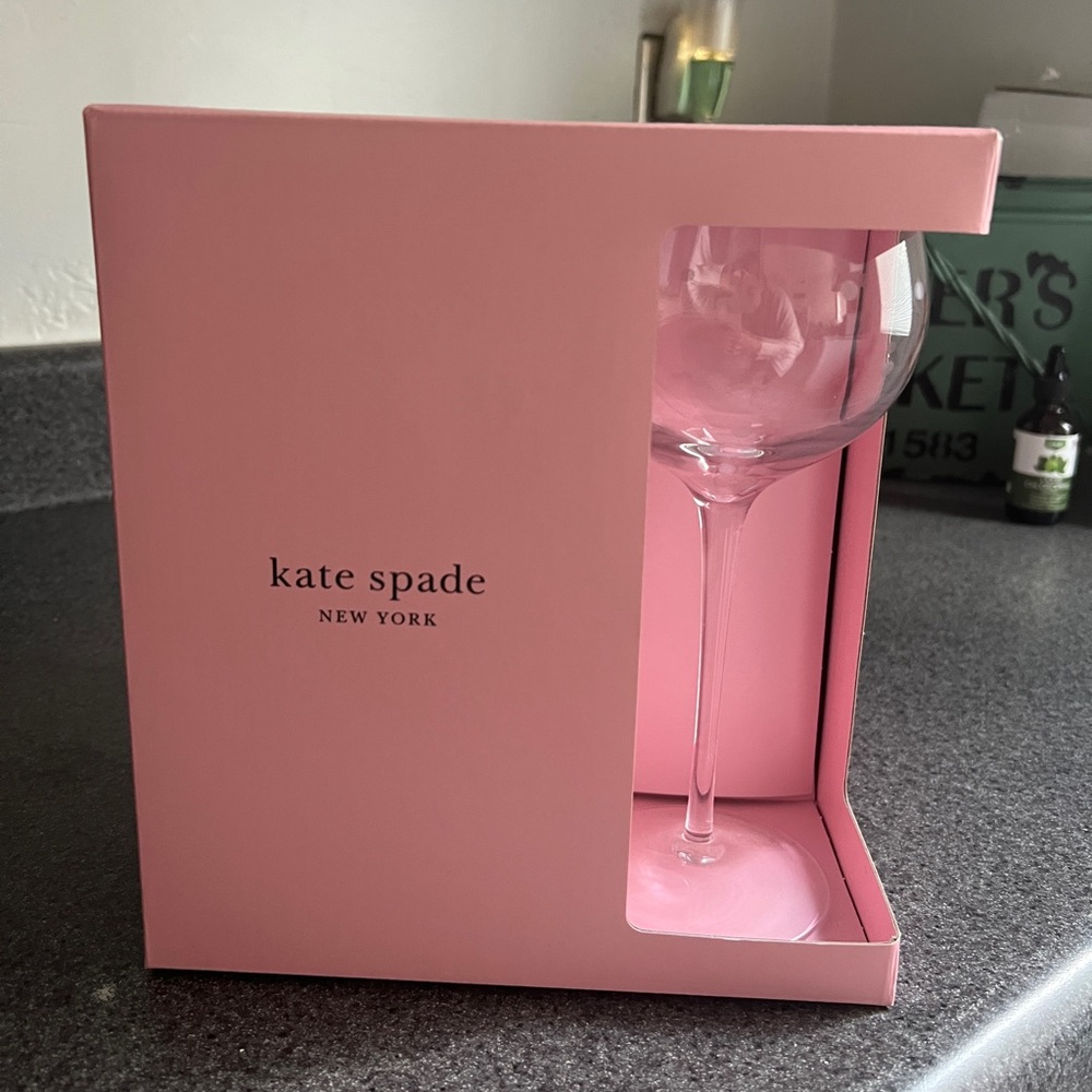kate spade wine glasses